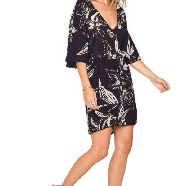 Amuse Society Cross my heart dress - black