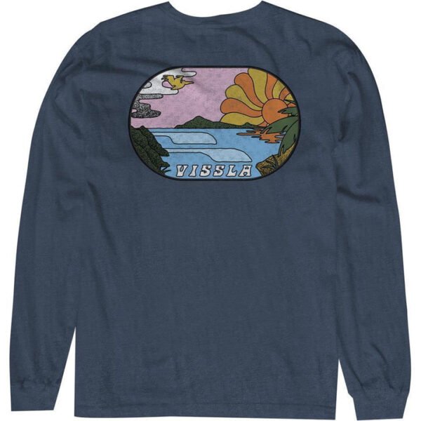 Vissla Portals LS Tee -  Mist Heather