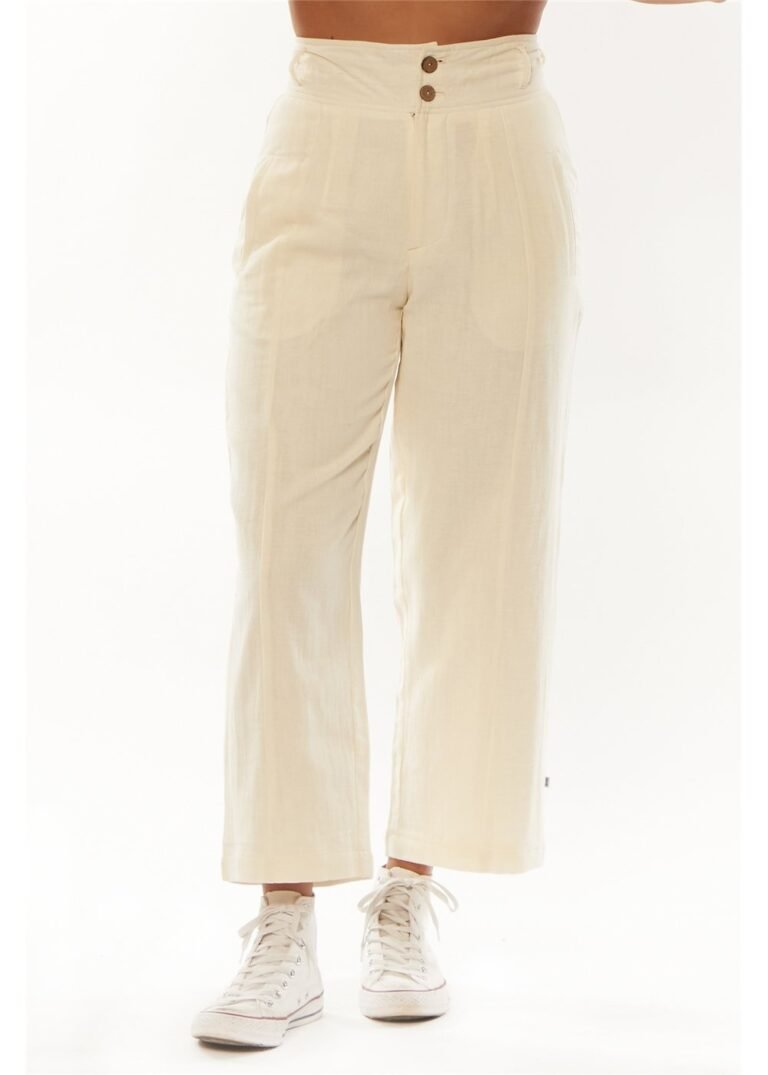 Sisstrevolution Hide Tide Pant in Sea Salt, high-waisted ladies trousers.