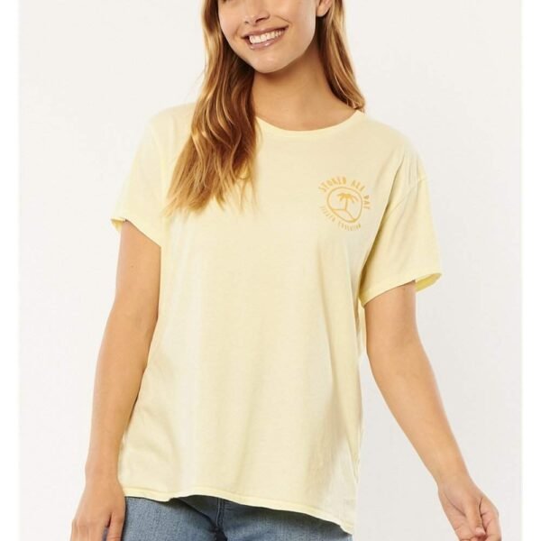 Sisstrevolution All Day Knit Tee -  Lemon