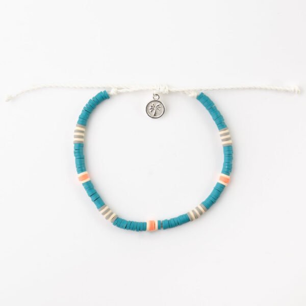 Pineapple Island Bracelet FIM-012 with colorful beads and charm.