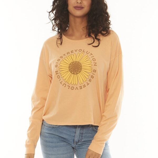 Sisstrevolution Daisy Days Ls Knit Tee