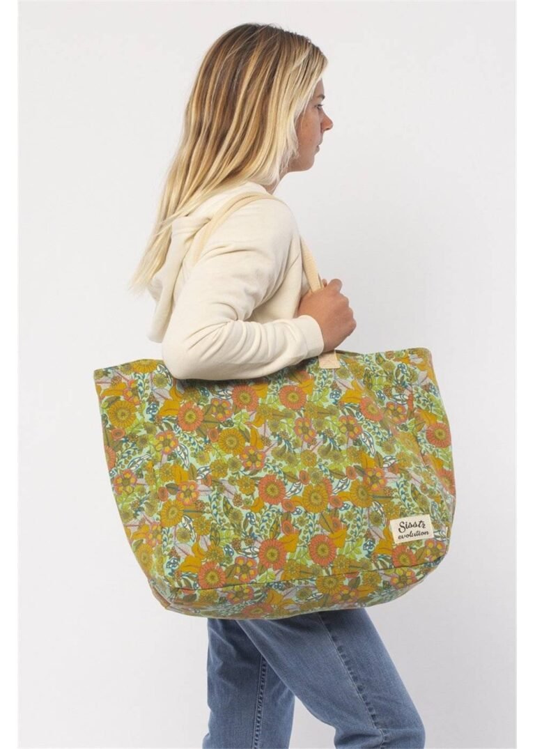 Sisstr Lovely Day Tote with vibrant floral print, perfect for shopping or casual outings.