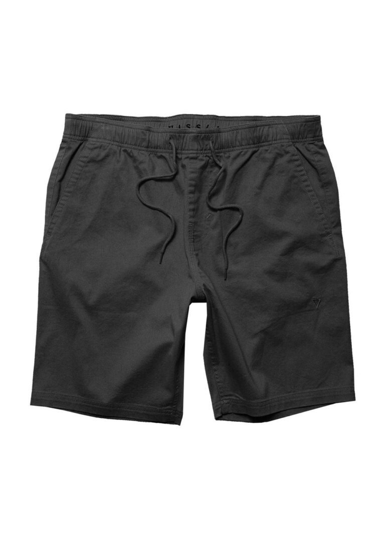 Vissla No See Ums 18-inch elastic walkshort in phantom color, front view.