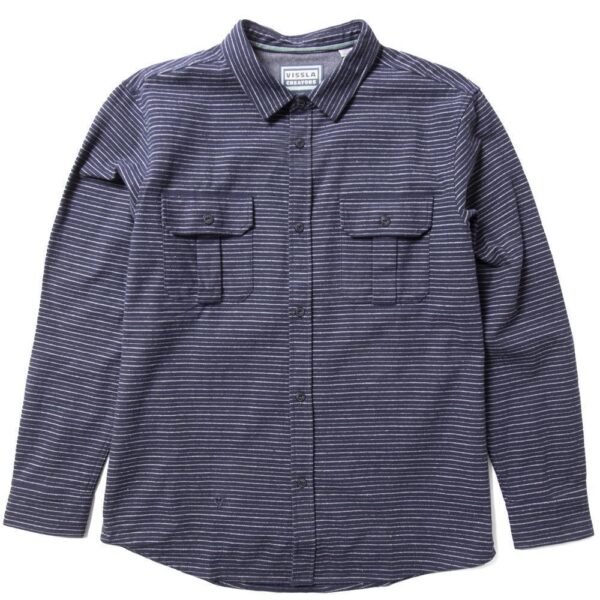 Vissla Creators Innovators Eco LS Flannel - Dark Naval