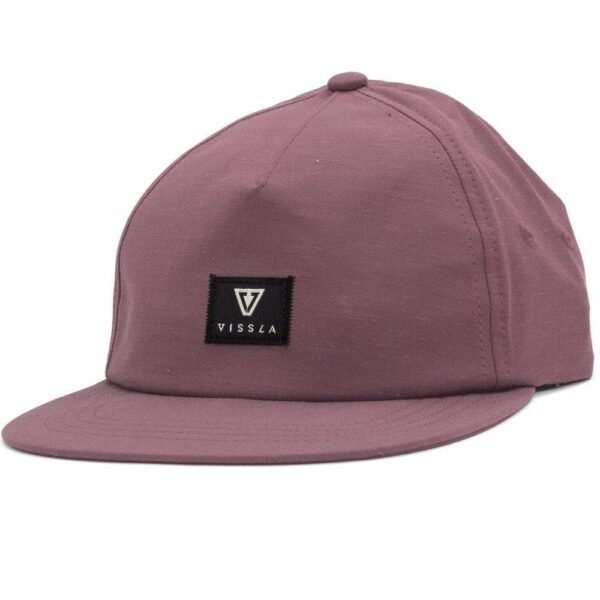 VIssla Lay Day Eco Hat in fig color, sustainable baseball cap.