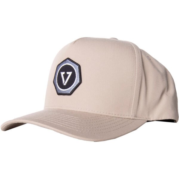 VIssla Seven Seas Eco Hat in khaki with front logo patch design.