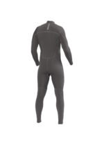 Back view of VIssla 7 Seas Comp 4-3 Chest Zip Full Suit in graphite.