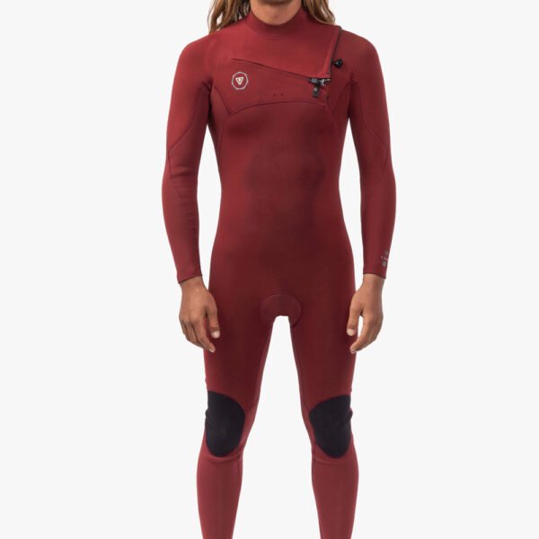 Vissla Seven Seas 5-4 Full Chest Zip - blood