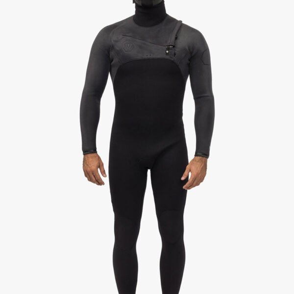 VIssla High Seas II 5/4 Hooded Chest Zip Full Suit -Charcoal