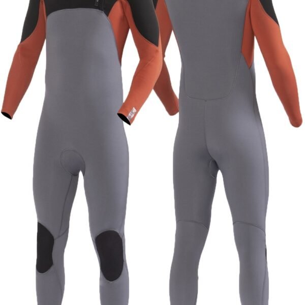 Vissla 7 Seas Comp 4-3 Chest Zip Full Suit -Rust