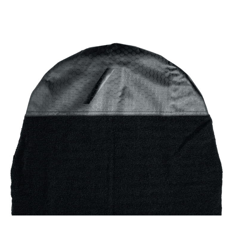 Deflow Boardcover 8ft 4 Round with durable black fabric and textured top.