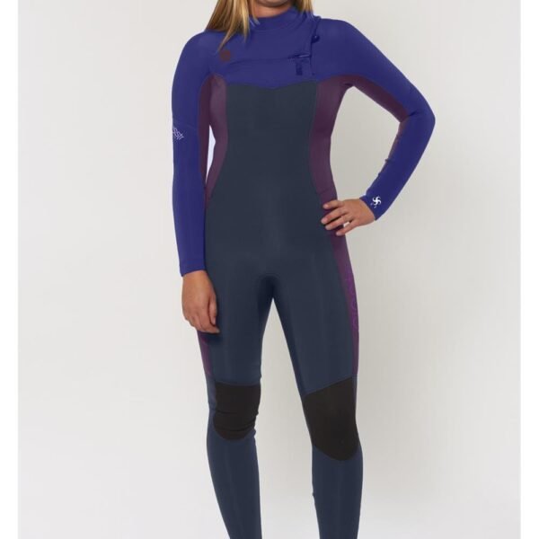 Sisstrevolution 7 seas 4/3 chest zip wetsuit - blue moon