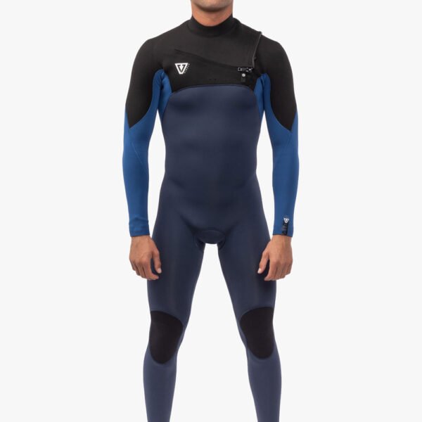Vissla 7 Seas comp 4-3 full chest zip-harbour blue