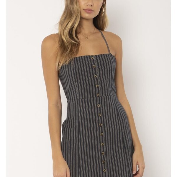 Amuse High Noon mini dress / charcoal