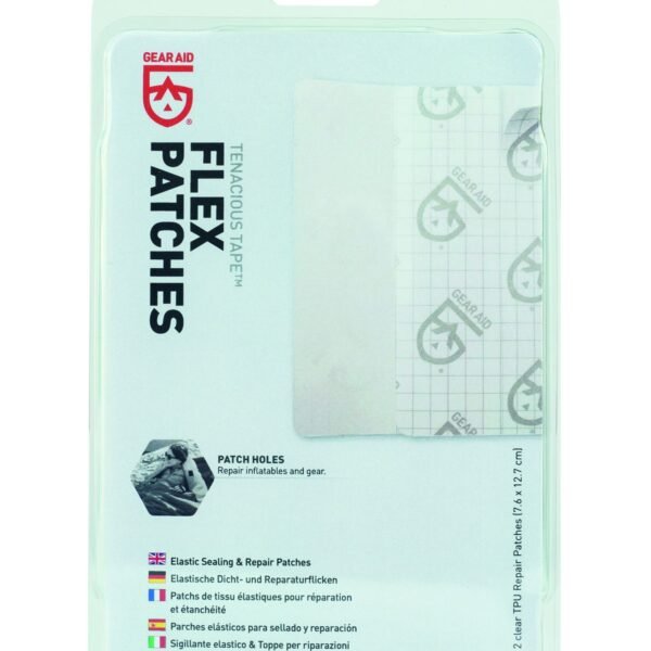 Tenacious Tape Flex Patches for surfboard and gear repair.