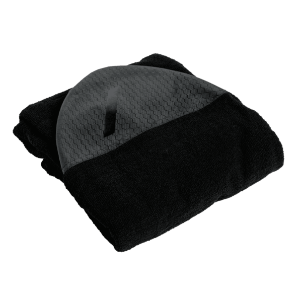 Deflow Boardcover 6ft 2 Hybrid folded with durable black material.