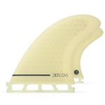 Deflow Bee S - thruster fins - full tab - tan