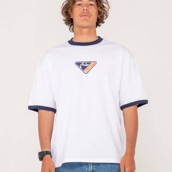 Rusty Trisector Ringer Short Sleeve Tee