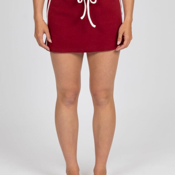 RUSTY Lucy mini skirt - morello