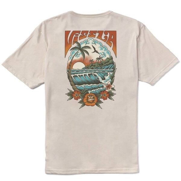 Vissla Inked Organic Tee, Bone