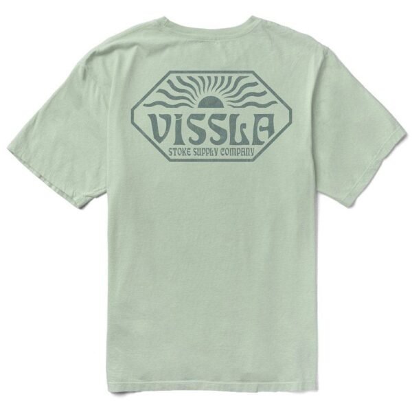 Vissla Psycho Sun Premium Organic Pkt Tee, Agave