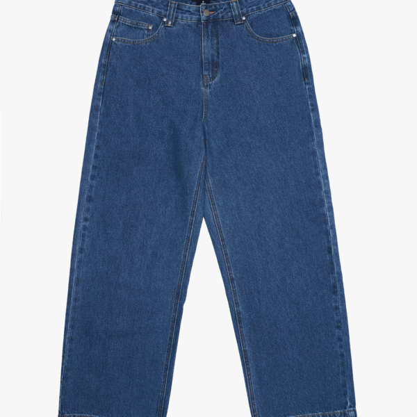 AFENDS Pablo Denim Baggy Jean - Authentic Denim